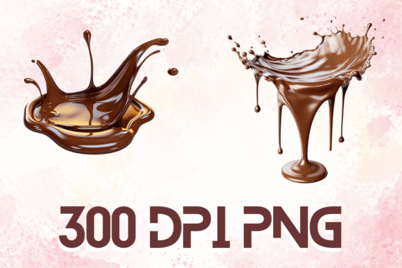 Chocolate Splash Realistic Graphics 01