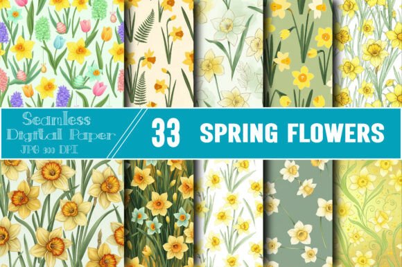 Embracing the Spring Flowers Seamless Pattern in Creative Projects