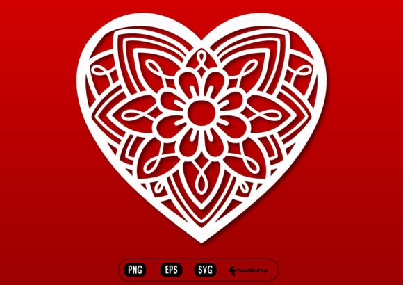 Floral Zentangle Heart Cut File: A Versatile Design for Creative Professionals