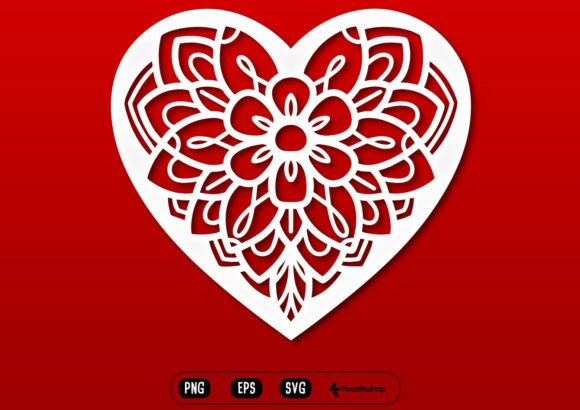 Intricate Flower Heart Cut File: A Strategic Tool for Elevating Creative Projects