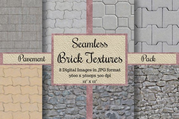 Seamless Brick Textures - Pavement Pack