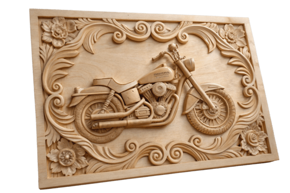 Wood Motorcycle Design: Evaluating Digital Assets for Custom Manufacturing and Creative Projects